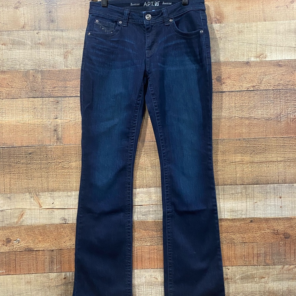 Apt 9 Dark Wash Midrise Bootcut Jeans Size 4